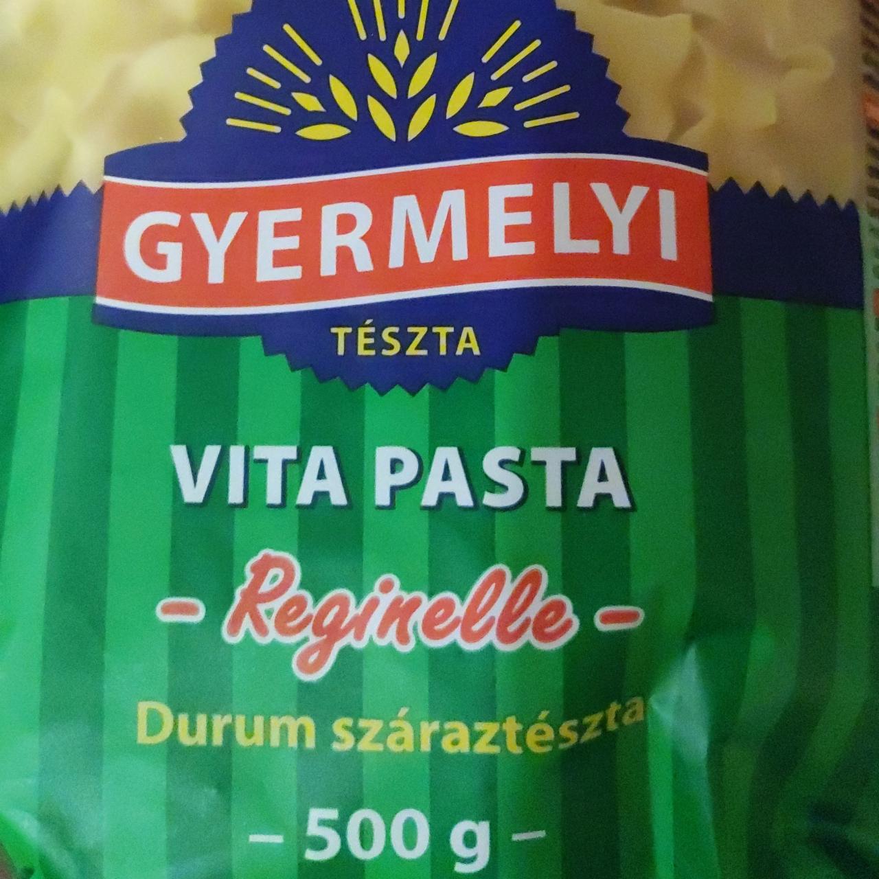 Vita Pasta Reginelle Gyermelyi Kal Rie Kj A Nutri N Hodnoty