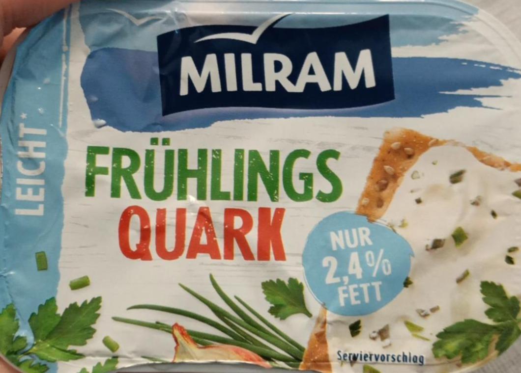 Fotografie - Tvaroh Milram Frühlings Quark pažitka leicht