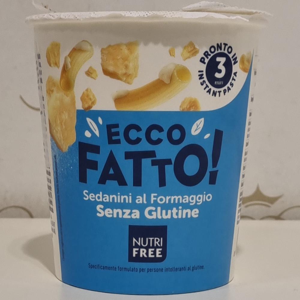 Fotografie - Ecco Fatto! Sedanini al Formaggio NutriFree