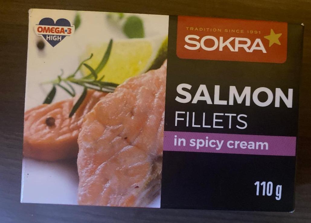 Fotografie - Salmon Fillets in spicy cream Sokra