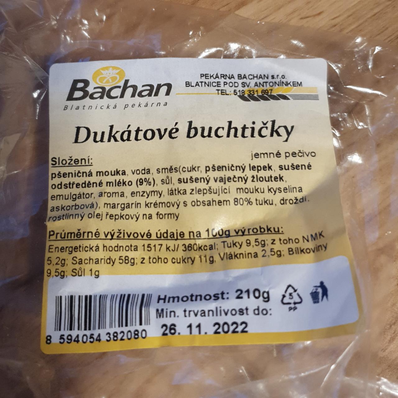 Fotografie - Dukátové buchtičky Bachan