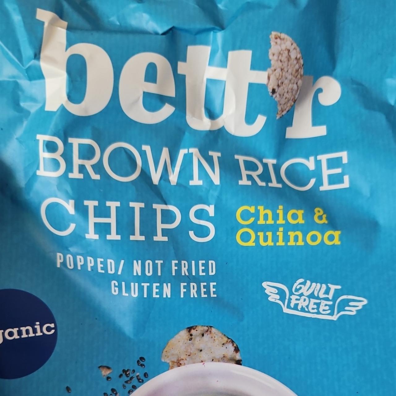 Fotografie - Brown Rice Chips Chia & Quinoa Bett’r