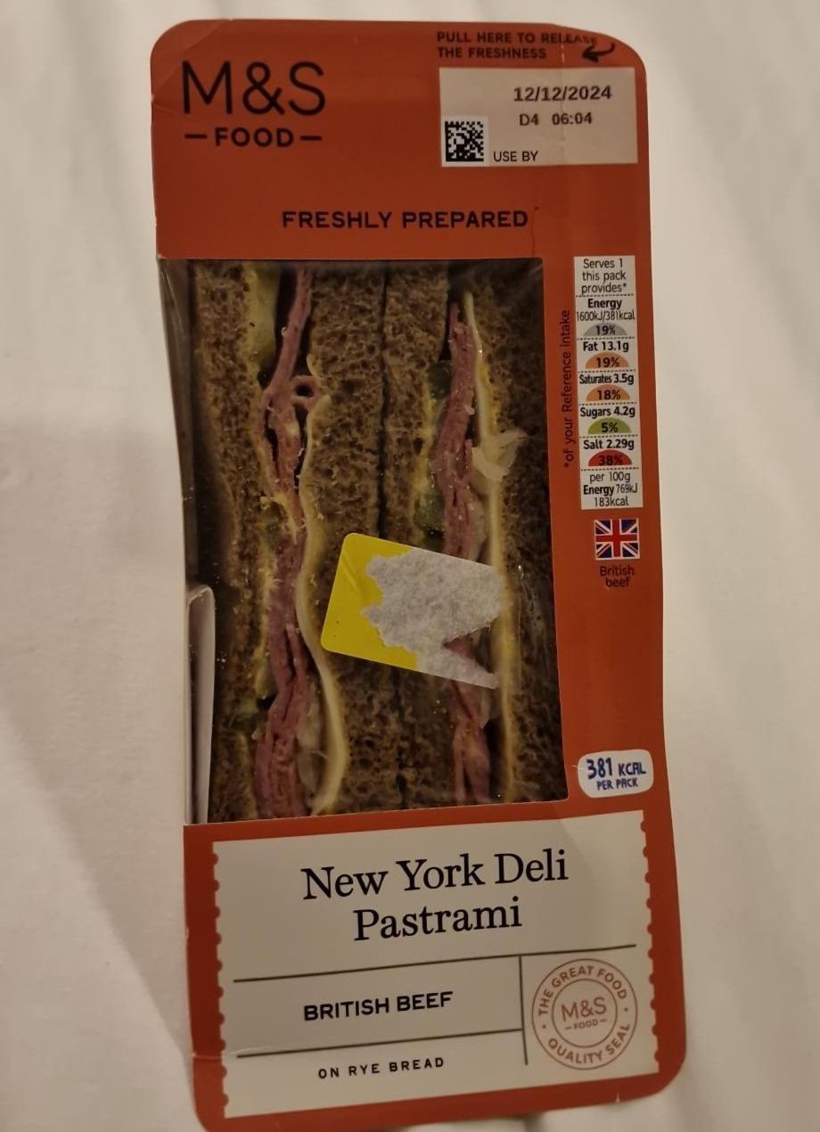 Fotografie - New York Deli Pastrami M&S Food