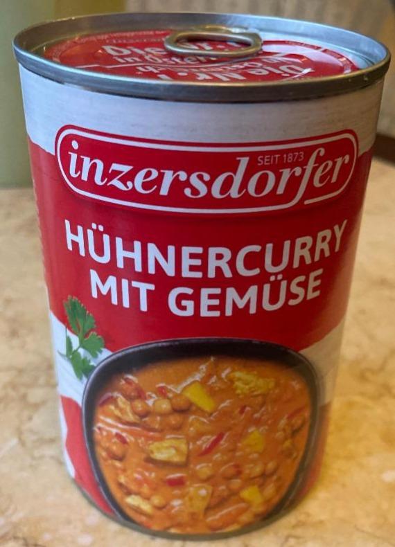 Fotografie - Hühnercurry mit gemüse inzersdorfer