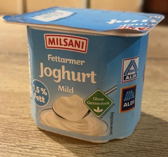 Fotografie - Fettarmer joghurt mild 1,5% fett Milsani