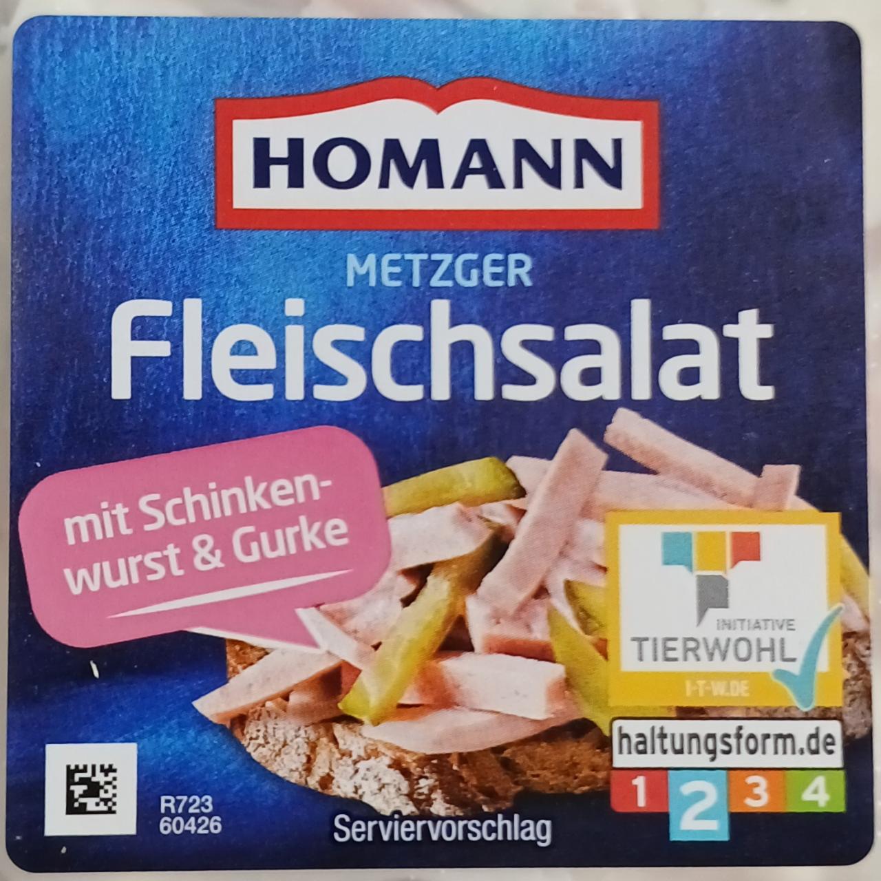 Fotografie - Metzger Fleischsalat mit Schinkenwurst & Gurke Homann