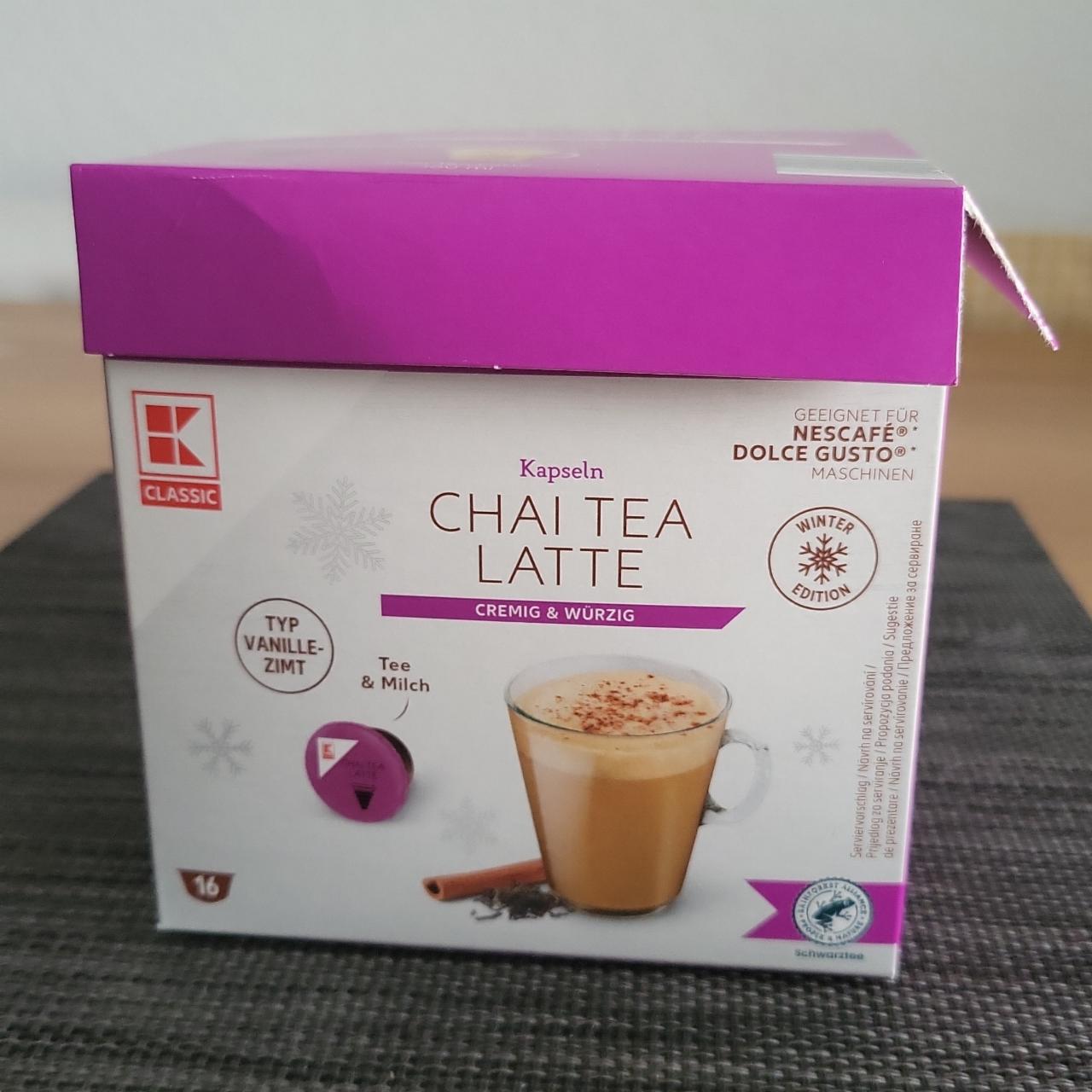 Fotografie - Kapseln Chai Tea Latte K-Classic