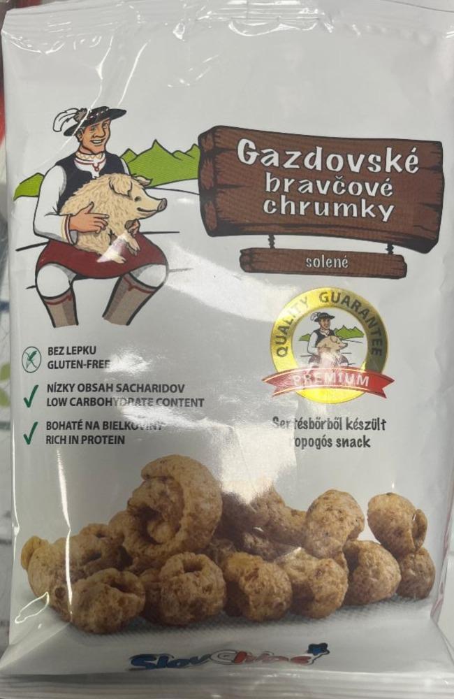 Fotografie - Gazdovske bravčové chrumky solené SlovChips