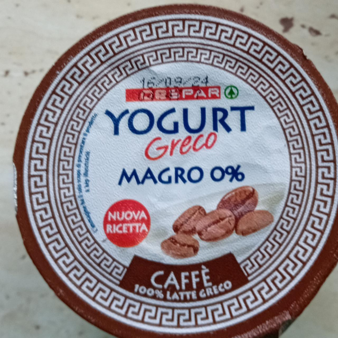 Fotografie - Yogurt Greco Magro 0% Caffé DeSpar