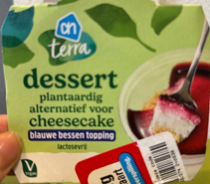 Fotografie - Dessert plantaardig cheesecake ah terra