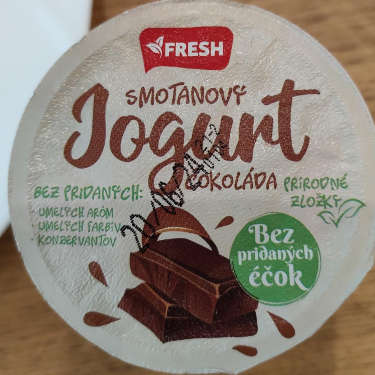 Fotografie - Smotanový jogurt čokoláda Fresh