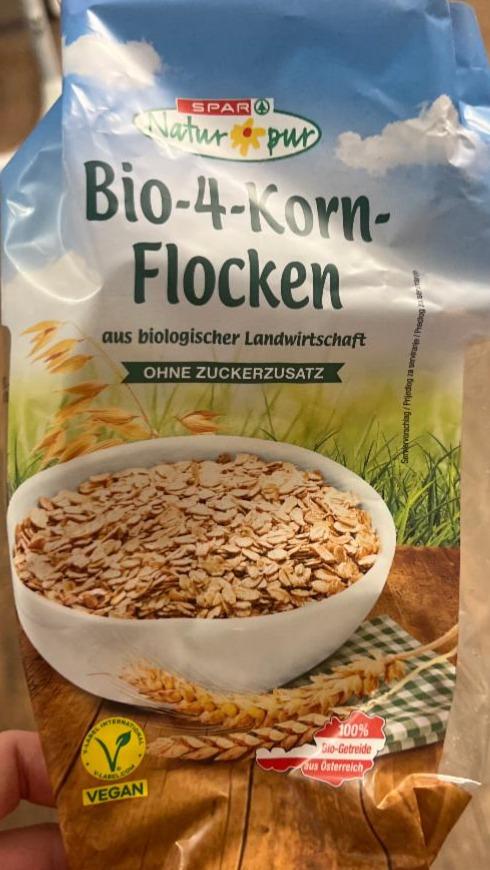 Fotografie - Bio-4-Korn-Flocken Spar Natur pur