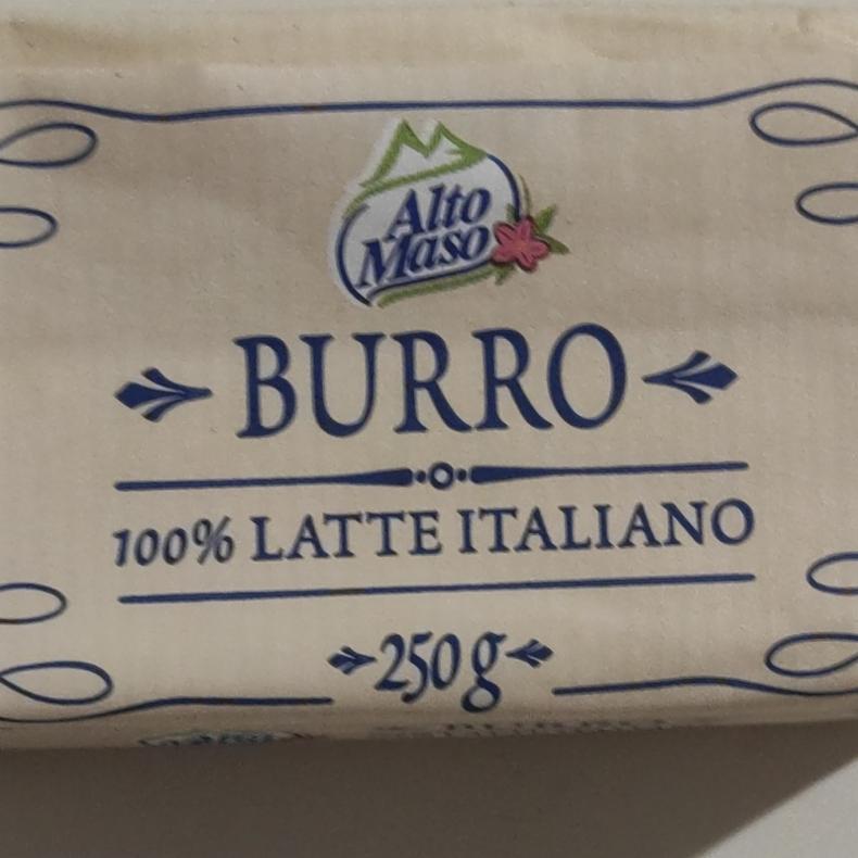 Fotografie - Alto Maso Burro 100% Latte Italiano