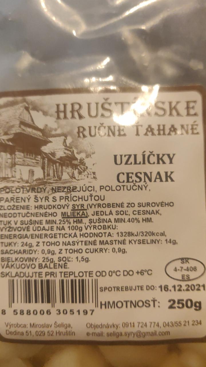 Fotografie - Hruštínske ručne ťahané uzlíčky cesnak