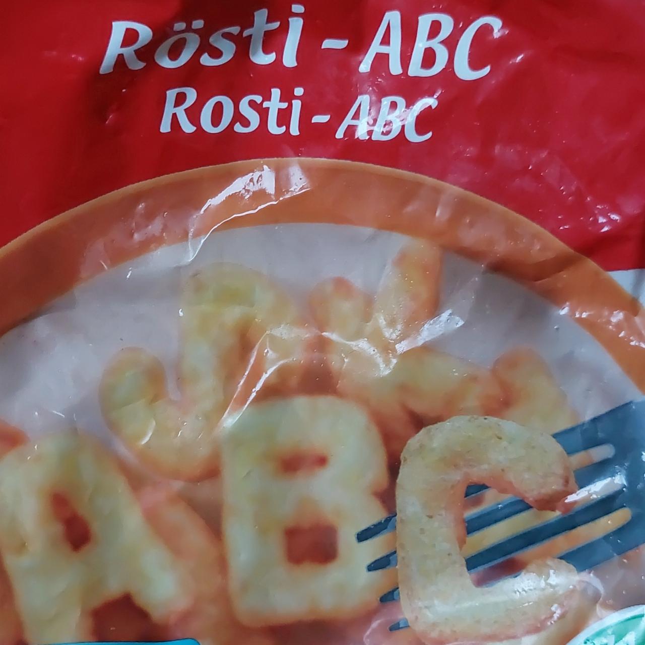 Fotografie - Rösti - ABC