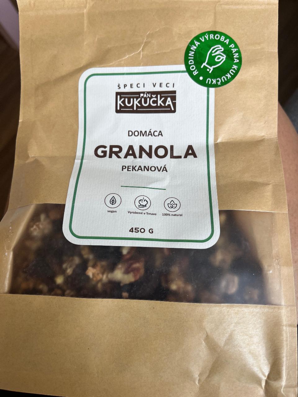 Fotografie - Granola pekanová Pán KUKUČKA