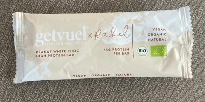 Fotografie - Peanut White Choc High Protein Bar getvuel