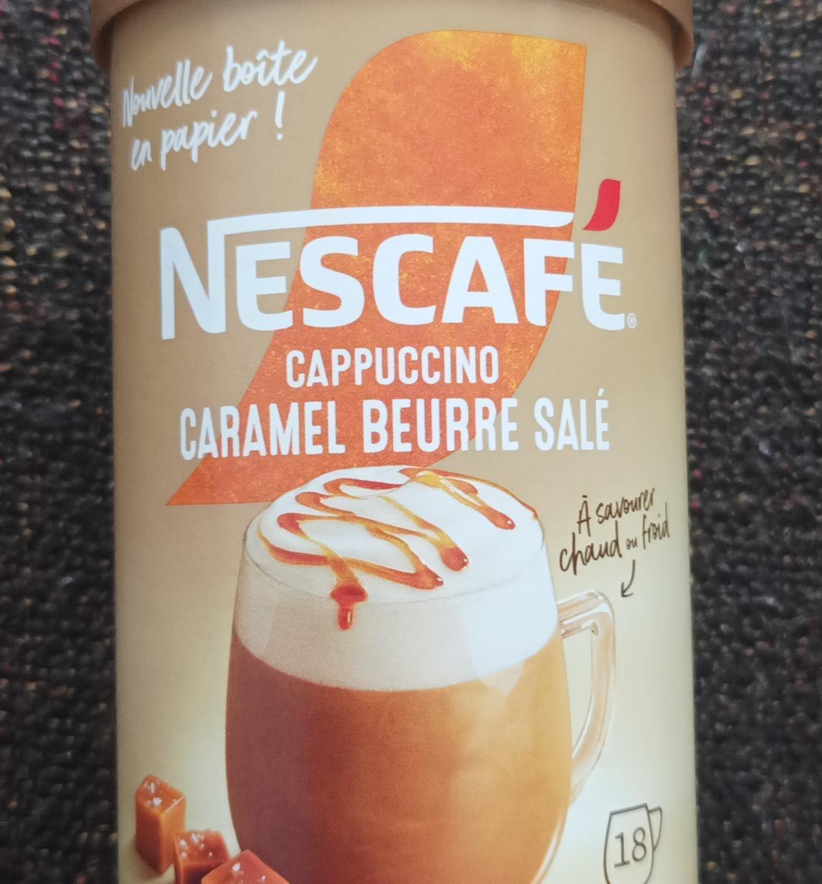 Fotografie - Cappuccino Caramel Beurre Salé Nescafé