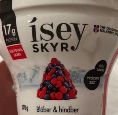 Fotografie - Skyr Bláber hindber Isey skyr