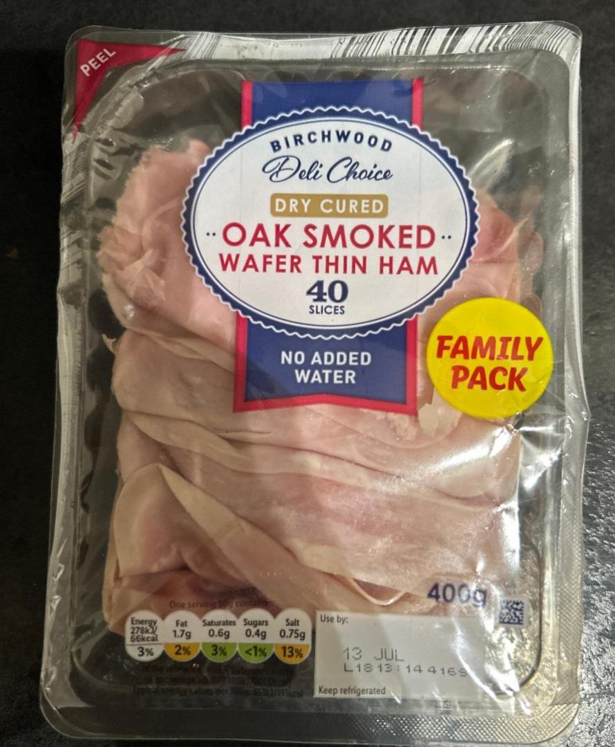 Fotografie - Oak Smoked Wafer Thin Ham Birchwood