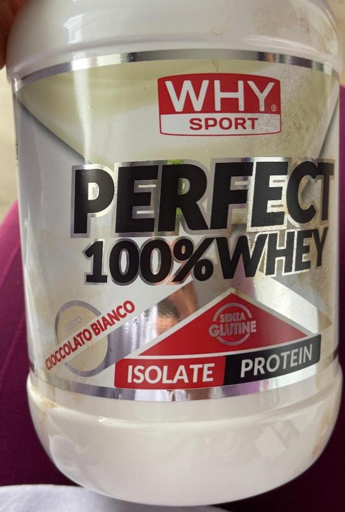 Perfect 100% Whey Isolate Protein Cioccolato Bianco Why Sport - kalórie ...