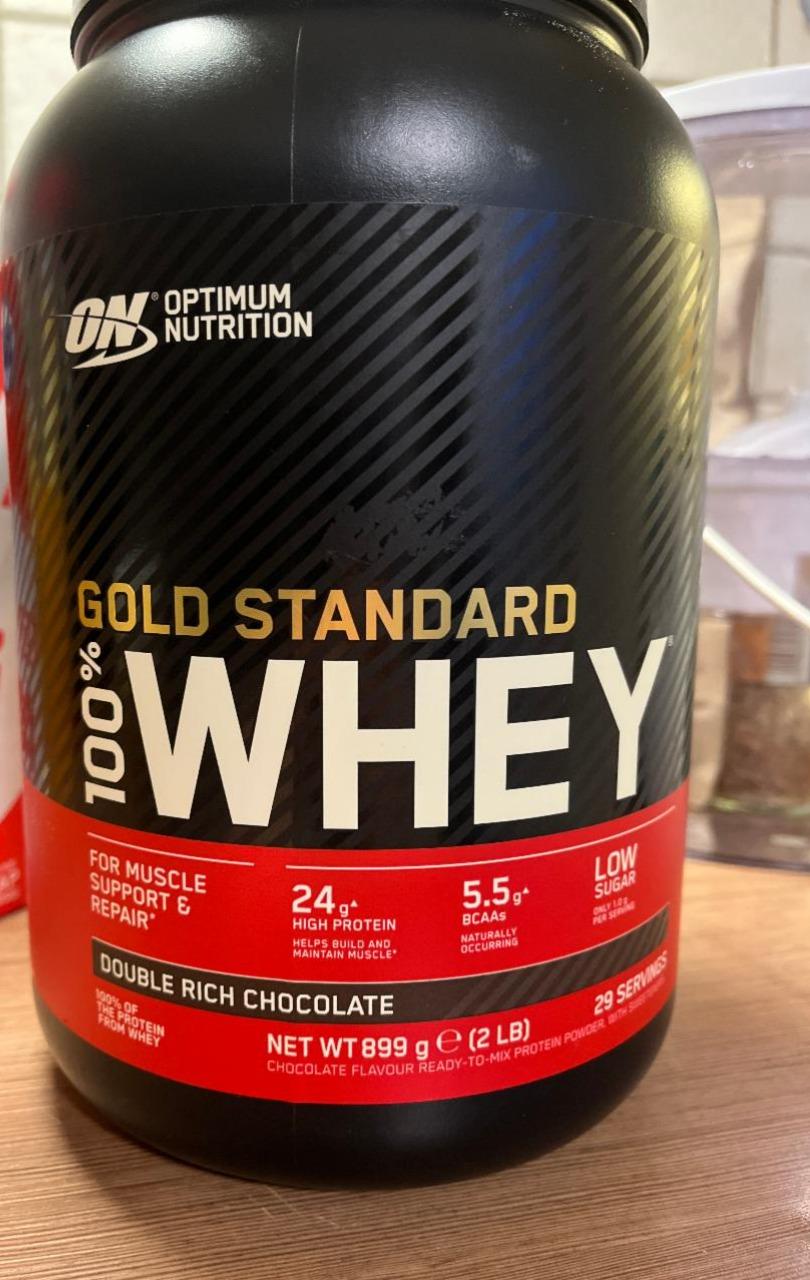 Fotografie - Gold Standard 100% Whey Protein Double Rich Chocolate Optimum Nutrition