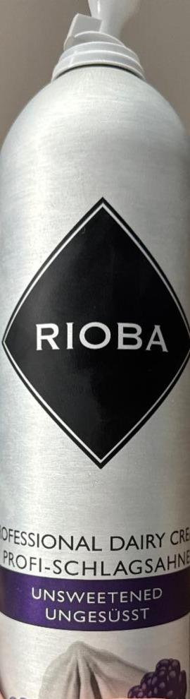 Fotografie - Professional dairy cream unsweetened Rioba