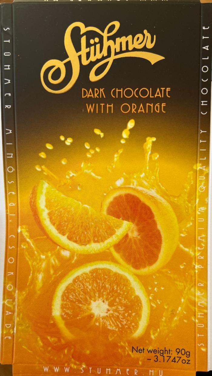 Fotografie - Dark chocolate with orange Stühmer