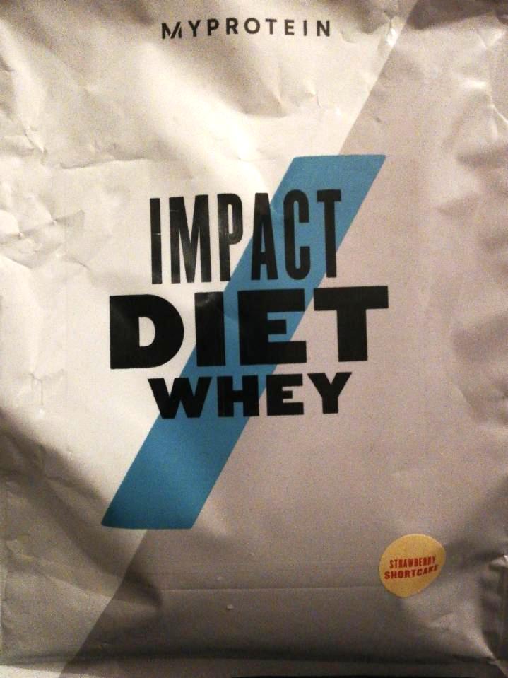 Fotografie - Impact diet whey strawberry shortcake flavour Myprotein