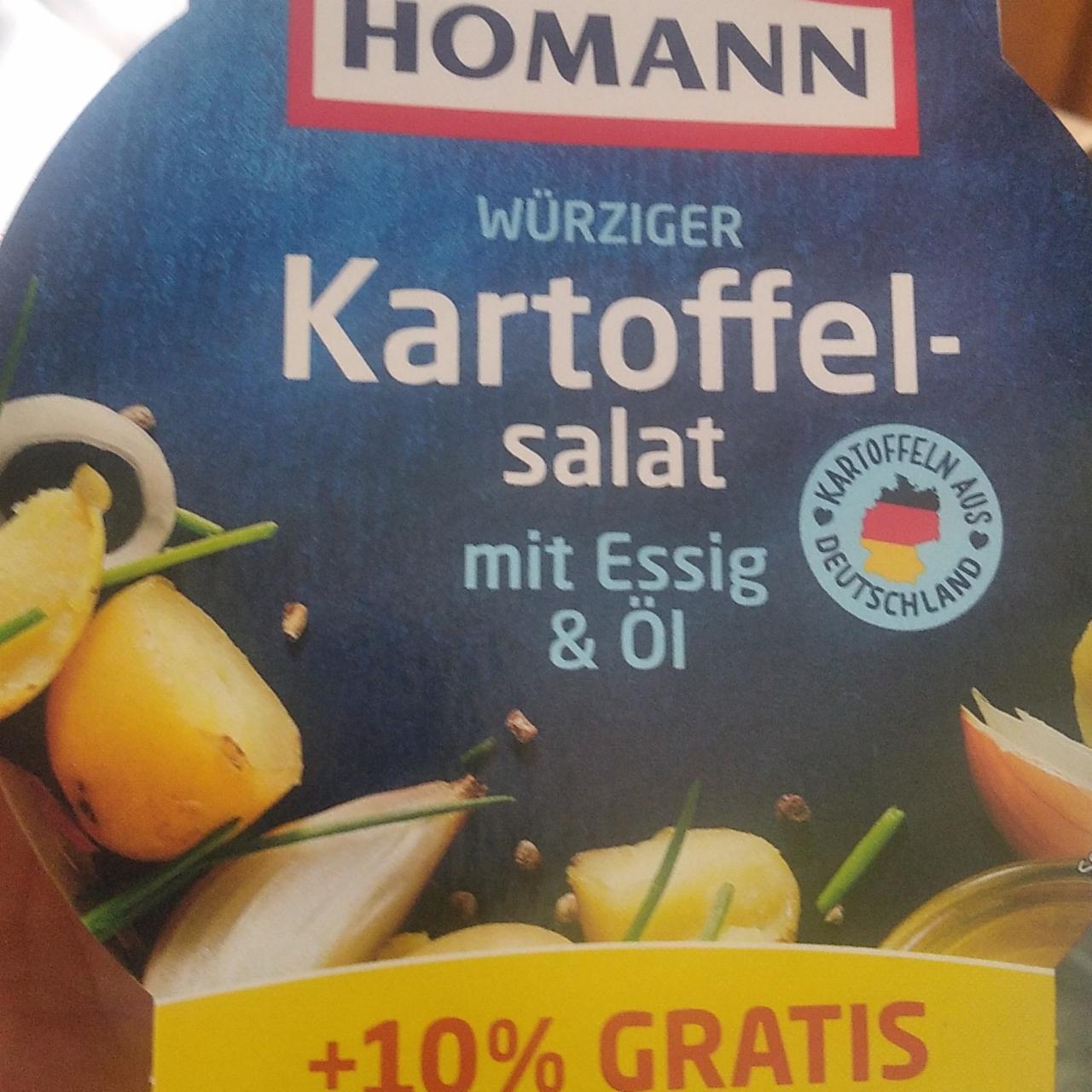 Fotografie - Würziger Kartoffelsalat mit Essig & Öl Homann