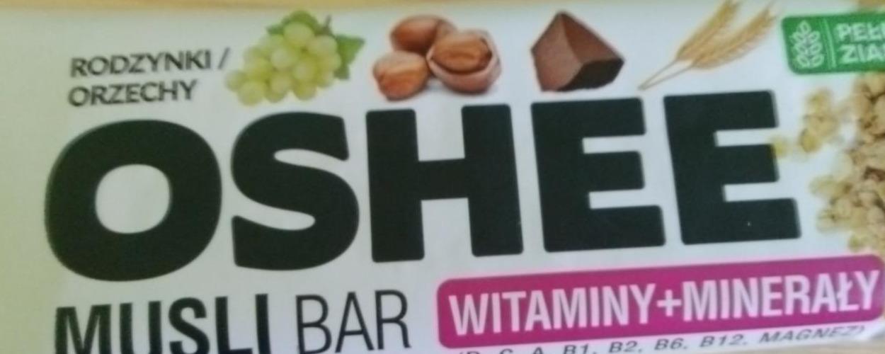 Fotografie - Vitamin Musli Bar Rodzynki/Orzechy Oshee