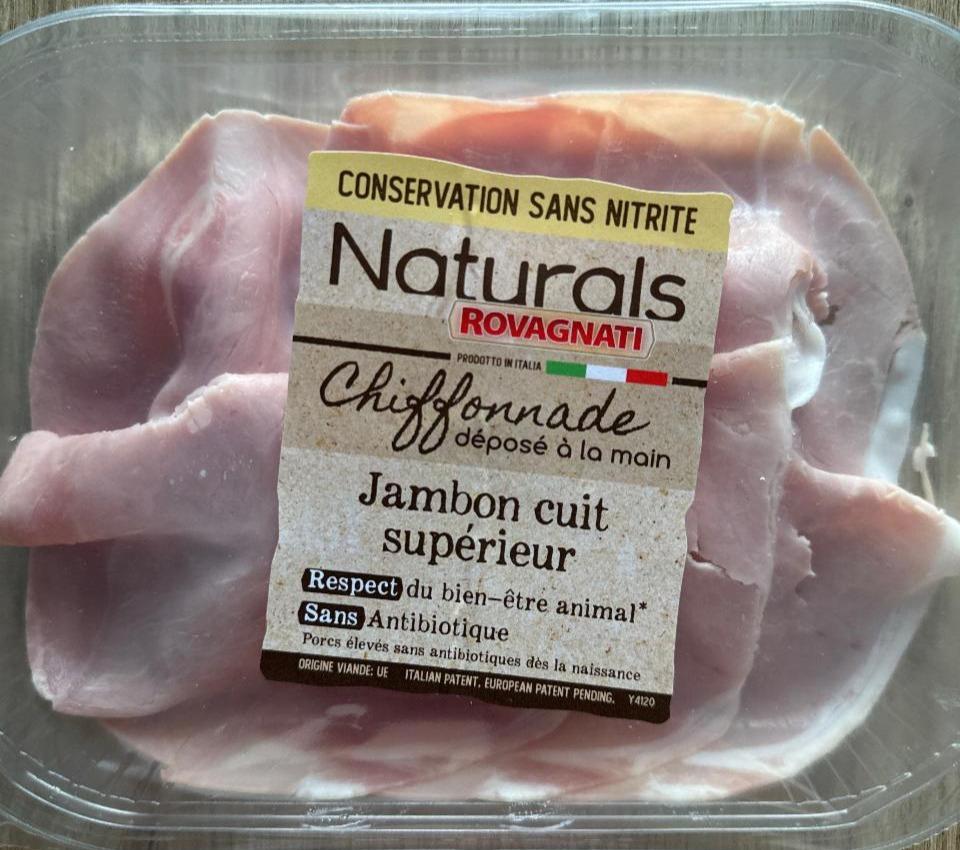 Fotografie - Chiffonade Jambon cuit supérieur Natural Rovagnati