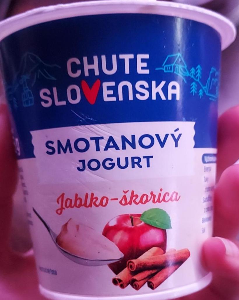 Fotografie - Smotanový jogurt jablko-škorica Chute Slovenska