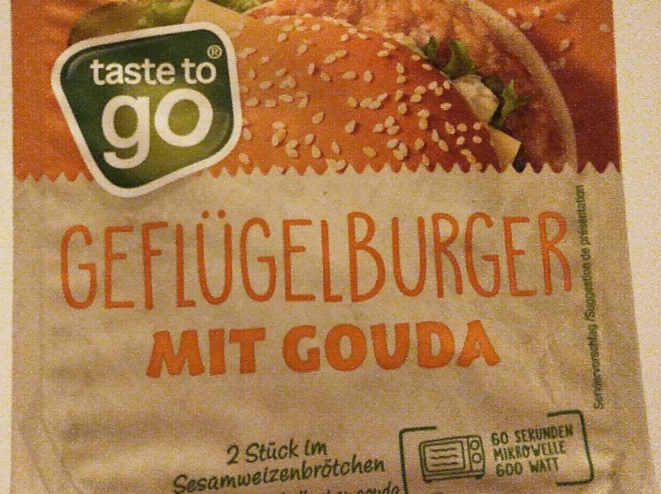 Fotografie - GeflügelBurger mit Gouda Taste to go