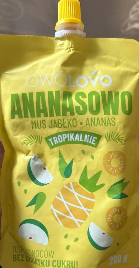 Fotografie - Ananasowo Mus Jabłko Ananas Tropikalne Owolovo