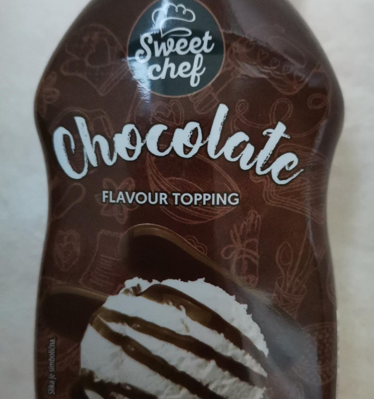 Fotografie - Chocolate flavour topping Sweet chef