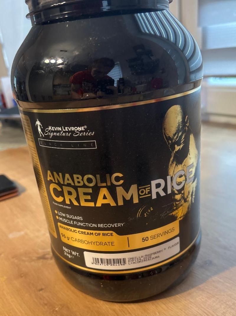 Fotografie - Anabolic Cream of Rice Vanilla-Raspberry Flavour Kevin Levrone