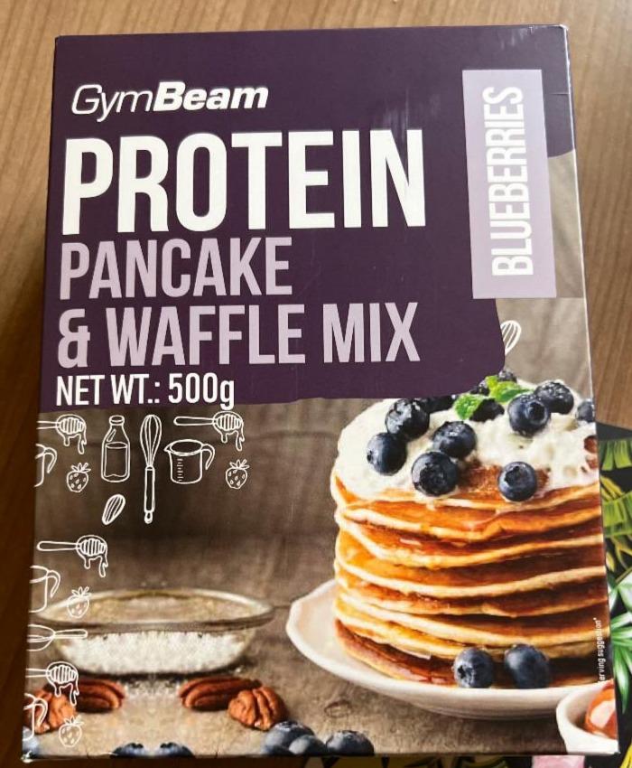 Fotografie - Protein pancake & waffle mix blueberries GymBeam