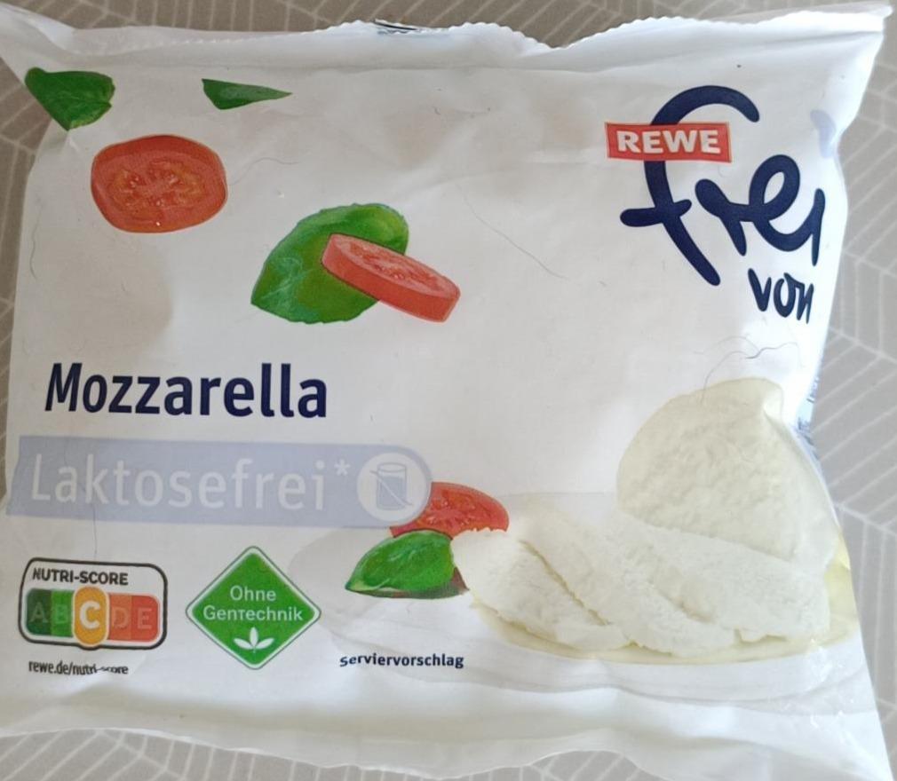 Fotografie - Mozzarella laktosefrei Rewe frei von