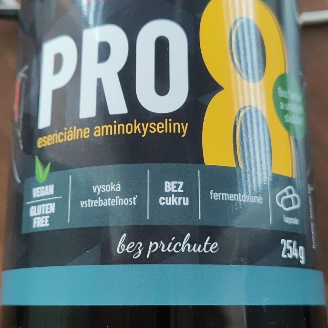 Fotografie - PRO8 esenciálne aminokyseliny bez príchute Pro supplements