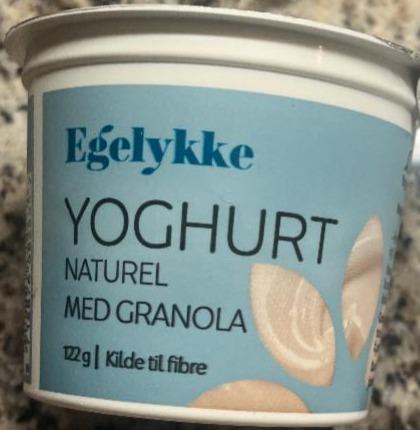 Fotografie - Yoghurt naturel med granola Egelykke