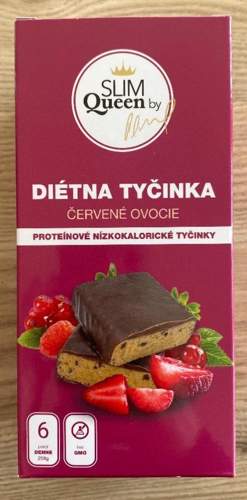 Fotografie - Diétna tyčinka Červené ovocie Slim Queen