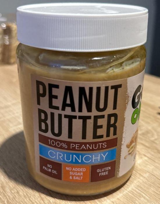 Fotografie - Peanut Butter 100% Peanuts Crunchy Go On Nutrition