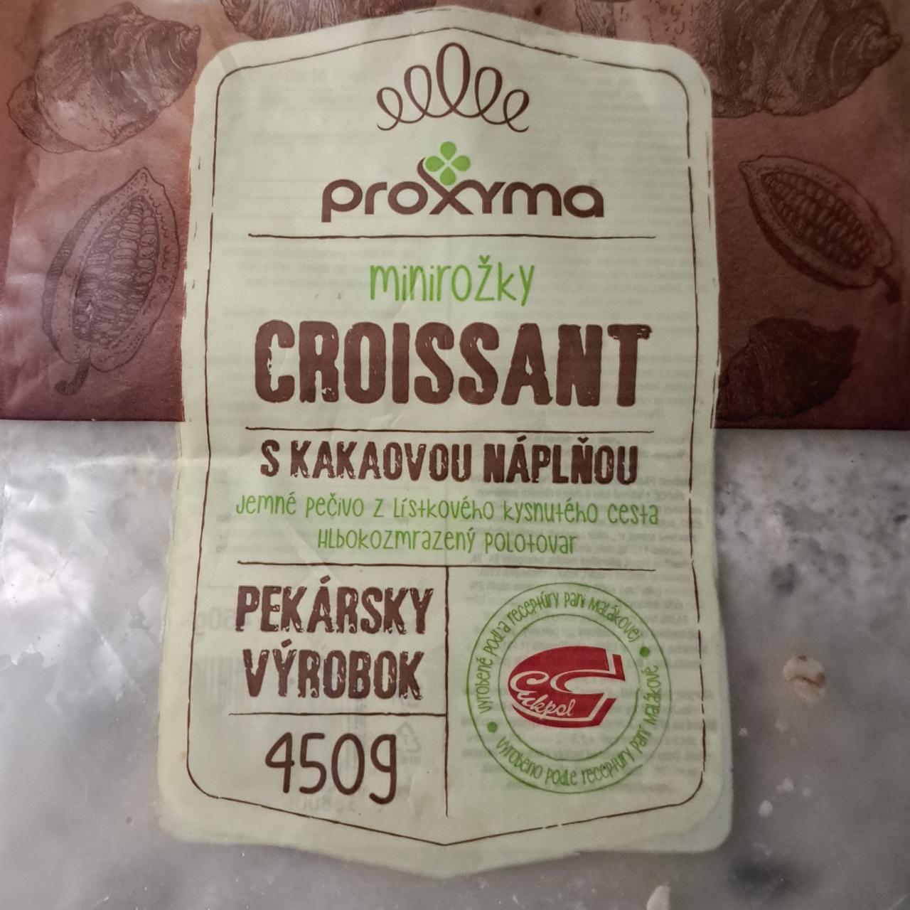 Fotografie - Minirožky Croissant s kakaovou náplňou Proxyma