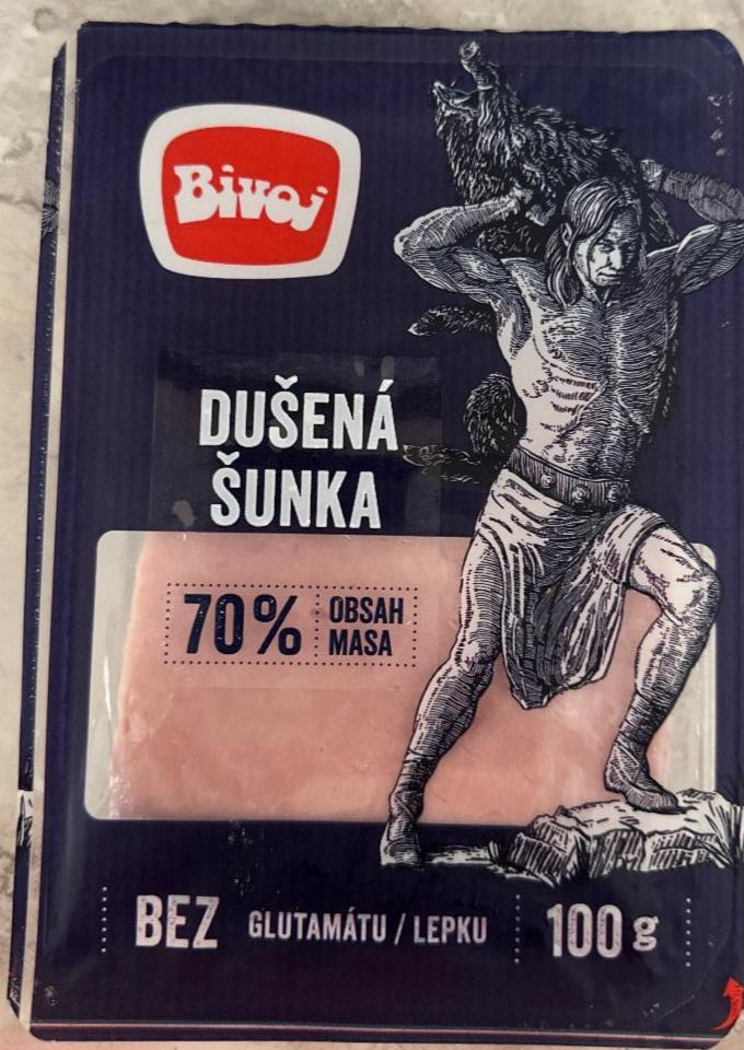 Fotografie - dusená šunka 70% mäsa Bivoj