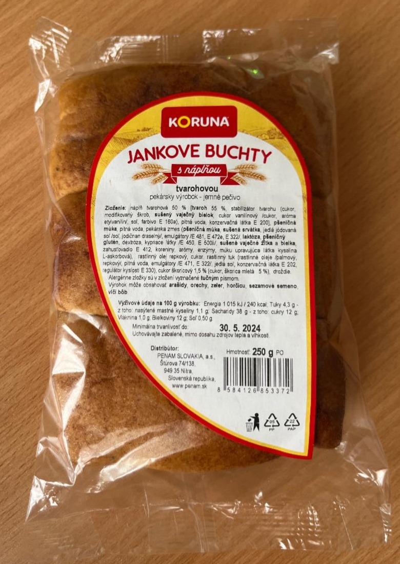 Fotografie - Jankove buchty s náplňou tvarohovou Koruna