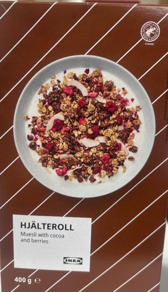 Fotografie - Hjälteroll muesli with cocoa and berries Ikea