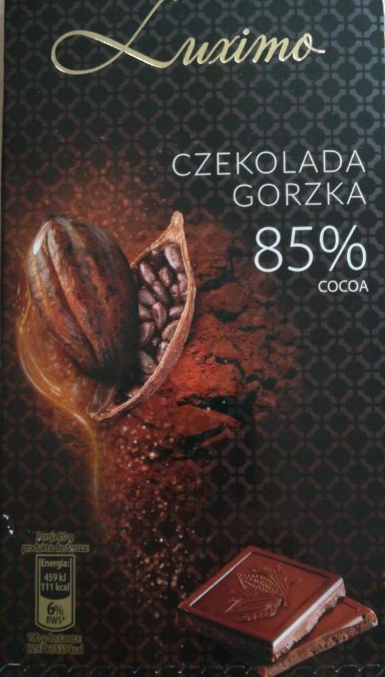 Fotografie - Czekolada gorzka 85% Luximo