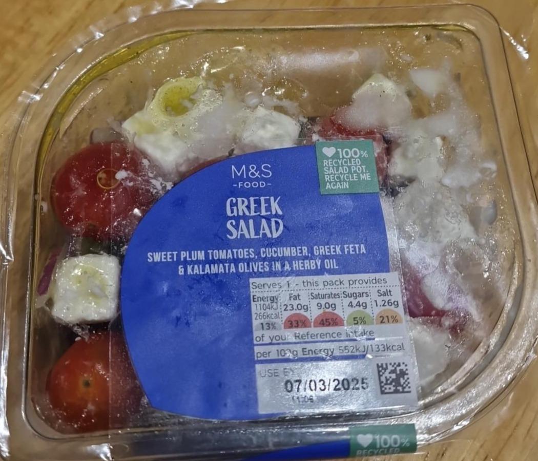 Fotografie - Greek Salad M&S Food