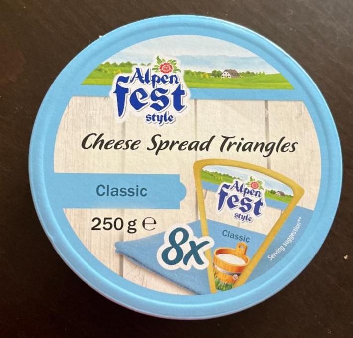 Fotografie - Cheese Spread Triangels Alpen fest style